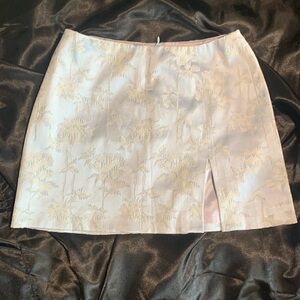 Bebe Silky Blue Mini Skirt